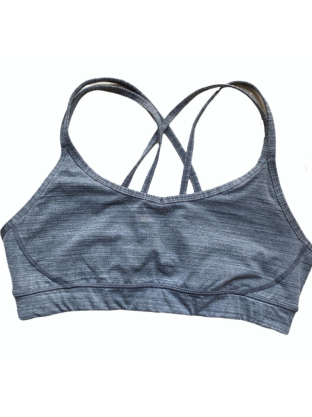 👙Manduka Cross Strap Bra, Gray, Size: L👙